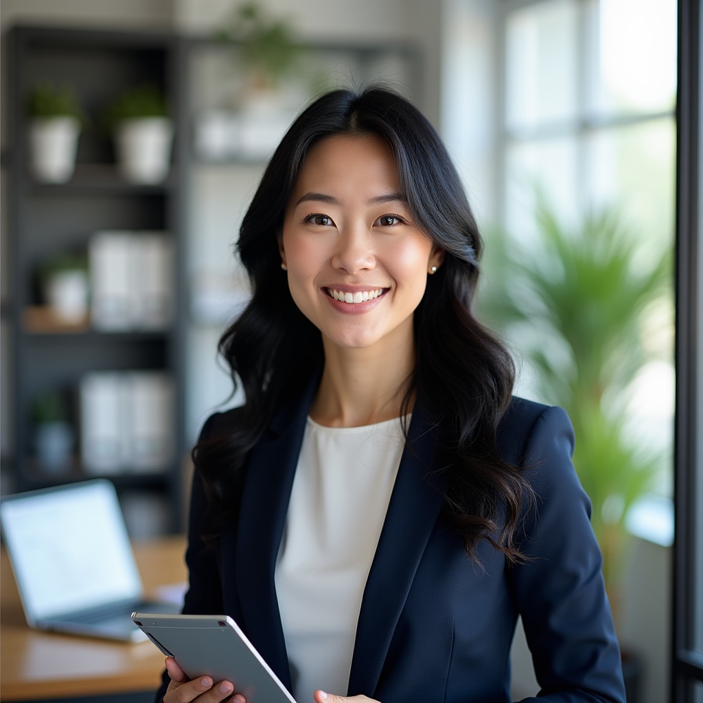 Operations manager in professional office setting